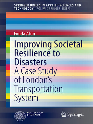 cover image of Improving Societal Resilience to Disasters